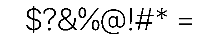 SF Compact Display Thin Font OTHER CHARS