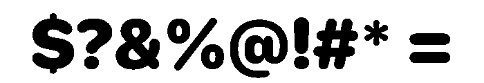 SF Compact Rounded Black Font OTHER CHARS