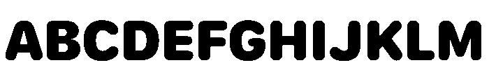 SF Compact Rounded Black Font UPPERCASE