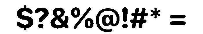 SF Compact Rounded Bold Font OTHER CHARS