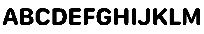 SF Compact Rounded Bold Font UPPERCASE