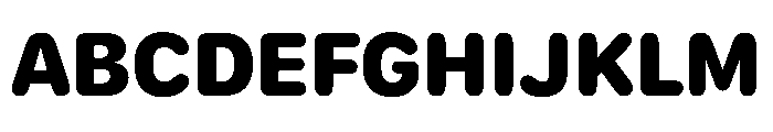 SF Compact Rounded Heavy Font UPPERCASE
