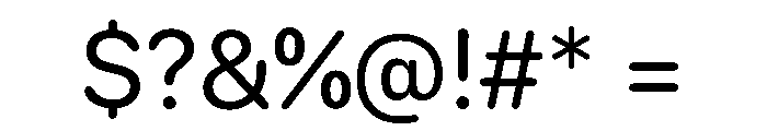 SF Compact Rounded Regular Font OTHER CHARS