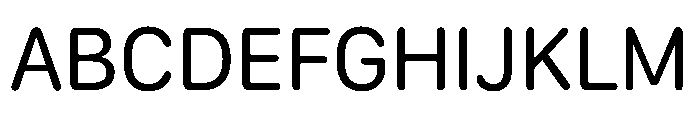 SF Compact Rounded Regular Font UPPERCASE
