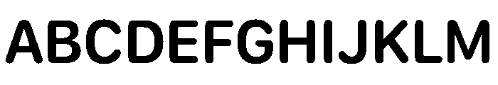 SF Compact Rounded Semibold Font UPPERCASE
