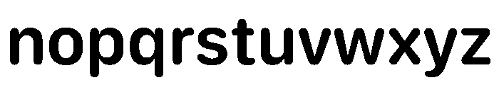 SF Compact Rounded Semibold Font LOWERCASE