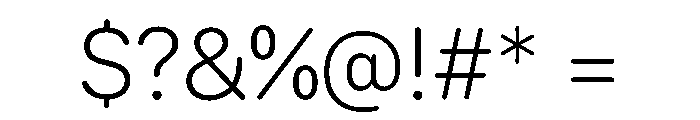 SF Compact Rounded Thin Font OTHER CHARS