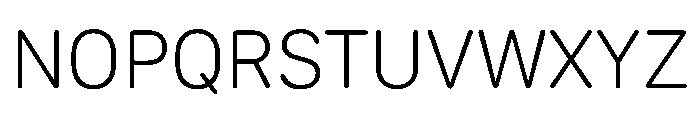 SF Compact Rounded Thin Font UPPERCASE