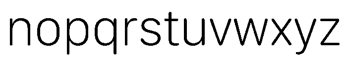 SF Compact Rounded Thin Font LOWERCASE