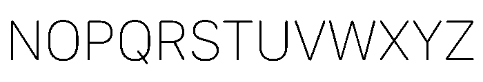 SF Compact Rounded Ultralight Font UPPERCASE