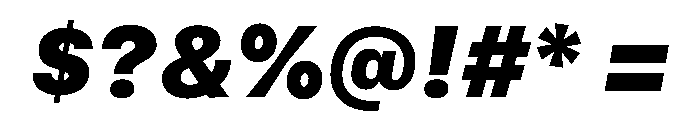 SF Compact Text Black Italic Font OTHER CHARS