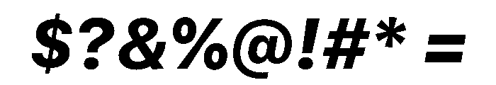 SF Compact Text Bold Italic Font OTHER CHARS
