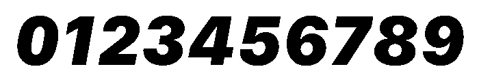 SF Compact Text Heavy Italic Font OTHER CHARS