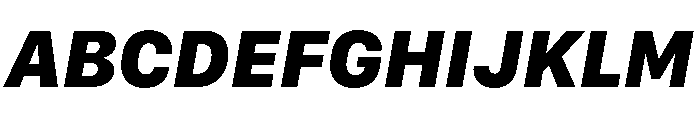 SF Compact Text Heavy Italic Font UPPERCASE