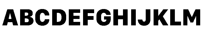 SF Compact Text Heavy Font UPPERCASE