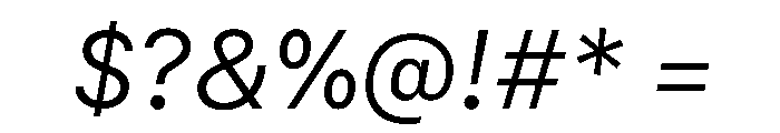 SF Compact Text Light Italic Font OTHER CHARS