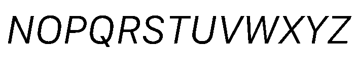 SF Compact Text Light Italic Font UPPERCASE