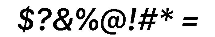 SF Compact Text Medium Italic Font OTHER CHARS