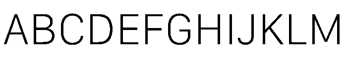 SF Compact Text Thin Font UPPERCASE