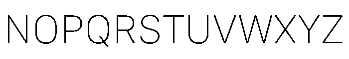SF Compact Text Ultralight Font UPPERCASE