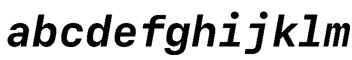 SF Mono Bold Italic FONT