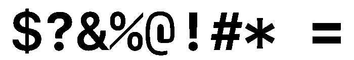 SF Mono Bold Font OTHER CHARS