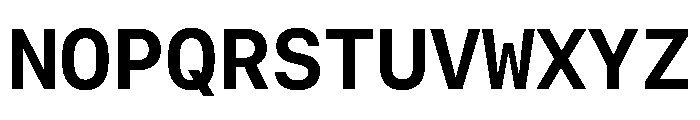 SF Mono Bold Font UPPERCASE