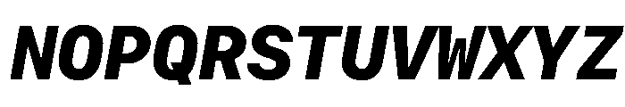 SF Mono Heavy Italic Font UPPERCASE
