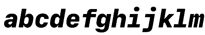 SF Mono Heavy Italic FONT