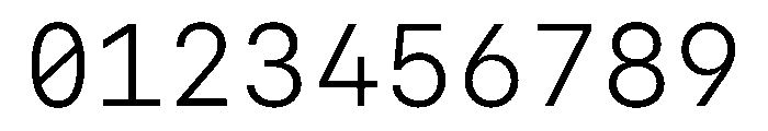 SF Mono Light Font OTHER CHARS