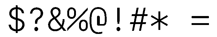 SF Mono Light Font OTHER CHARS