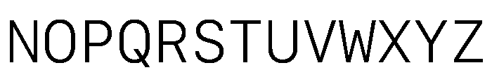 SF Mono Light Font UPPERCASE