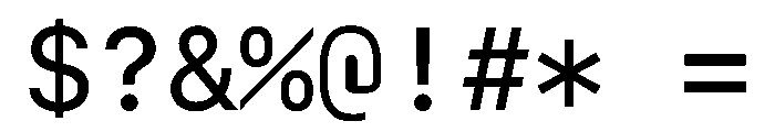 SF Mono Medium Font OTHER CHARS