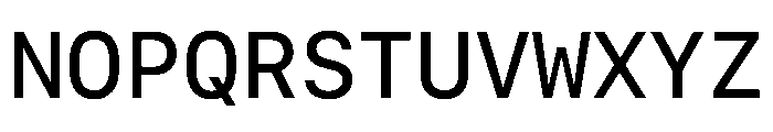SF Mono Medium Font UPPERCASE