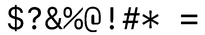 SF Mono Regular Font OTHER CHARS
