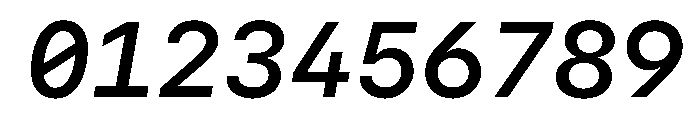 SF Mono Semibold Italic Font OTHER CHARS