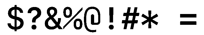 SF Mono Semibold Font OTHER CHARS