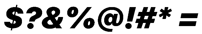 SF Pro Display Black Italic Font OTHER CHARS