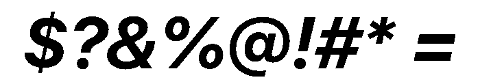 SF Pro Display Bold Italic Font OTHER CHARS