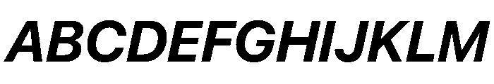 SF Pro Display Bold Italic Font UPPERCASE