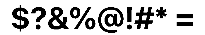 SF Pro Display Bold Font OTHER CHARS