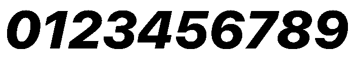 SF Pro Display Heavy Italic Font OTHER CHARS