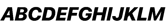 SF Pro Display Heavy Italic Font UPPERCASE