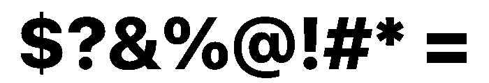 SF Pro Display Heavy Font OTHER CHARS