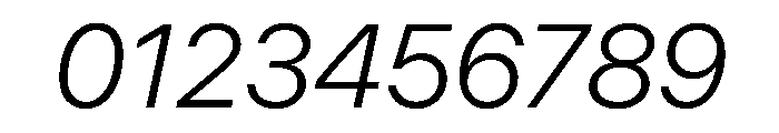 SF Pro Display Light Italic Font OTHER CHARS