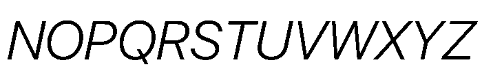 SF Pro Display Light Italic Font UPPERCASE