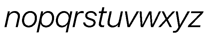 SF Pro Display Light Italic Font LOWERCASE