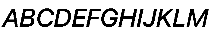 SF Pro Display Medium Italic Font UPPERCASE