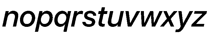 SF Pro Display Medium Italic Font LOWERCASE