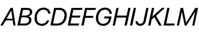 SF Pro Display Regular Italic Font UPPERCASE